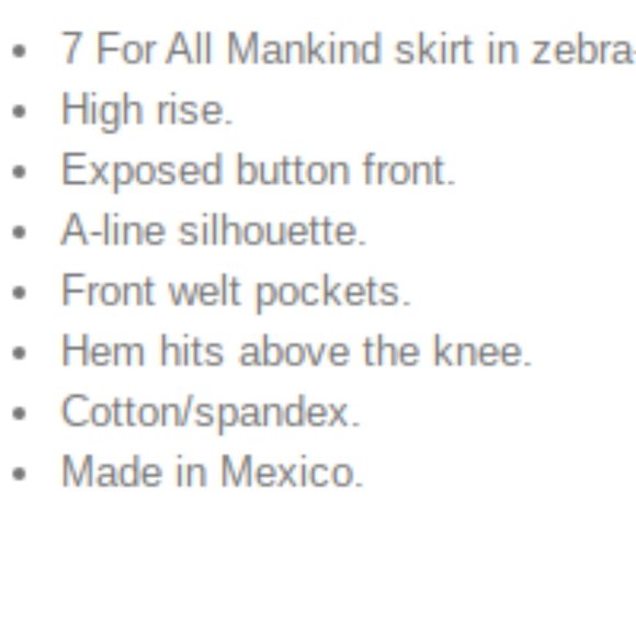 7 FAM Zebra-print Button-Front Midi Skirt - Picture 4 of 7